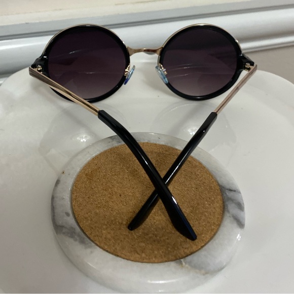 100% UV protection, round sunglasses - Picture 3 of 5